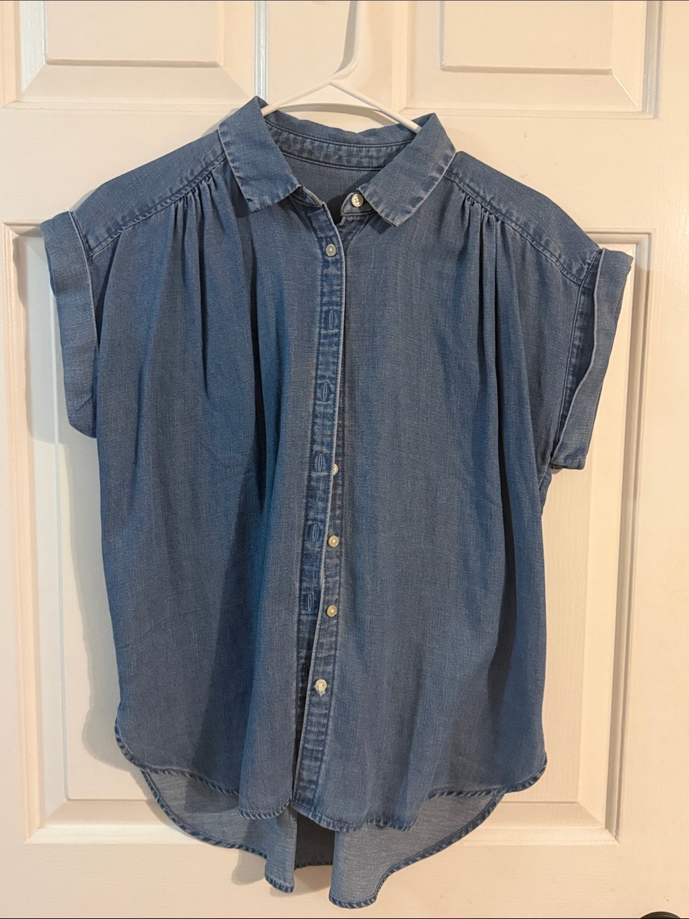 LOFT Women’s Denim Button-Up Shirt